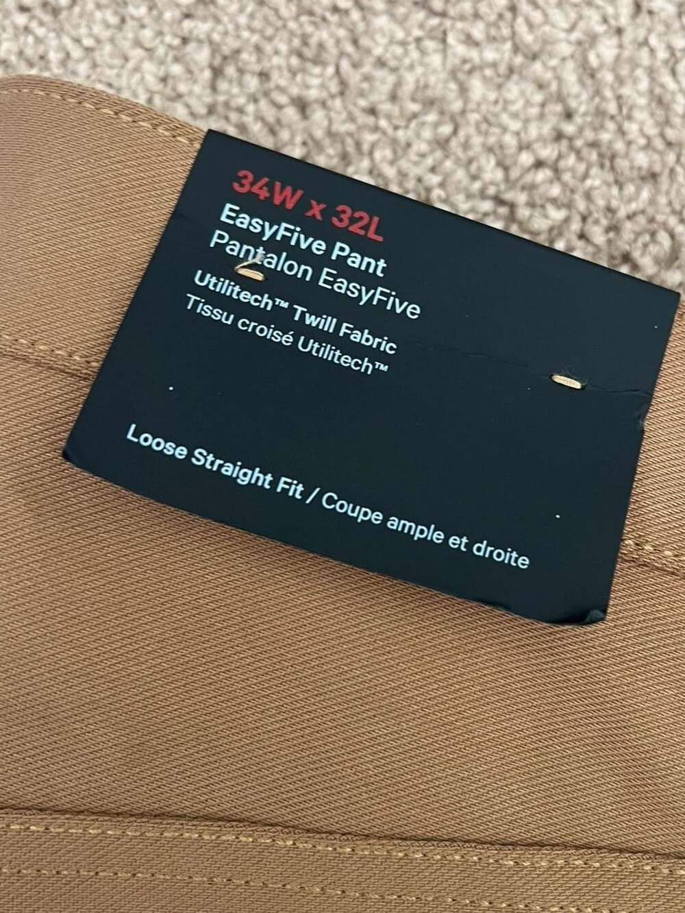 Lululemon Easy Five Loose Straight Pant 34x32